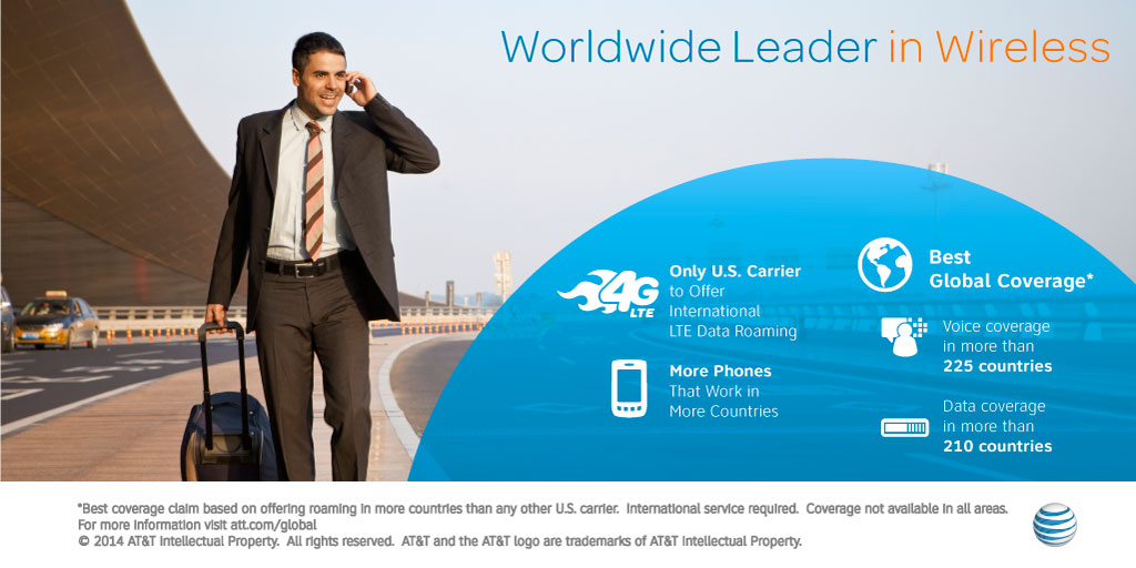 at&t business international travel pack